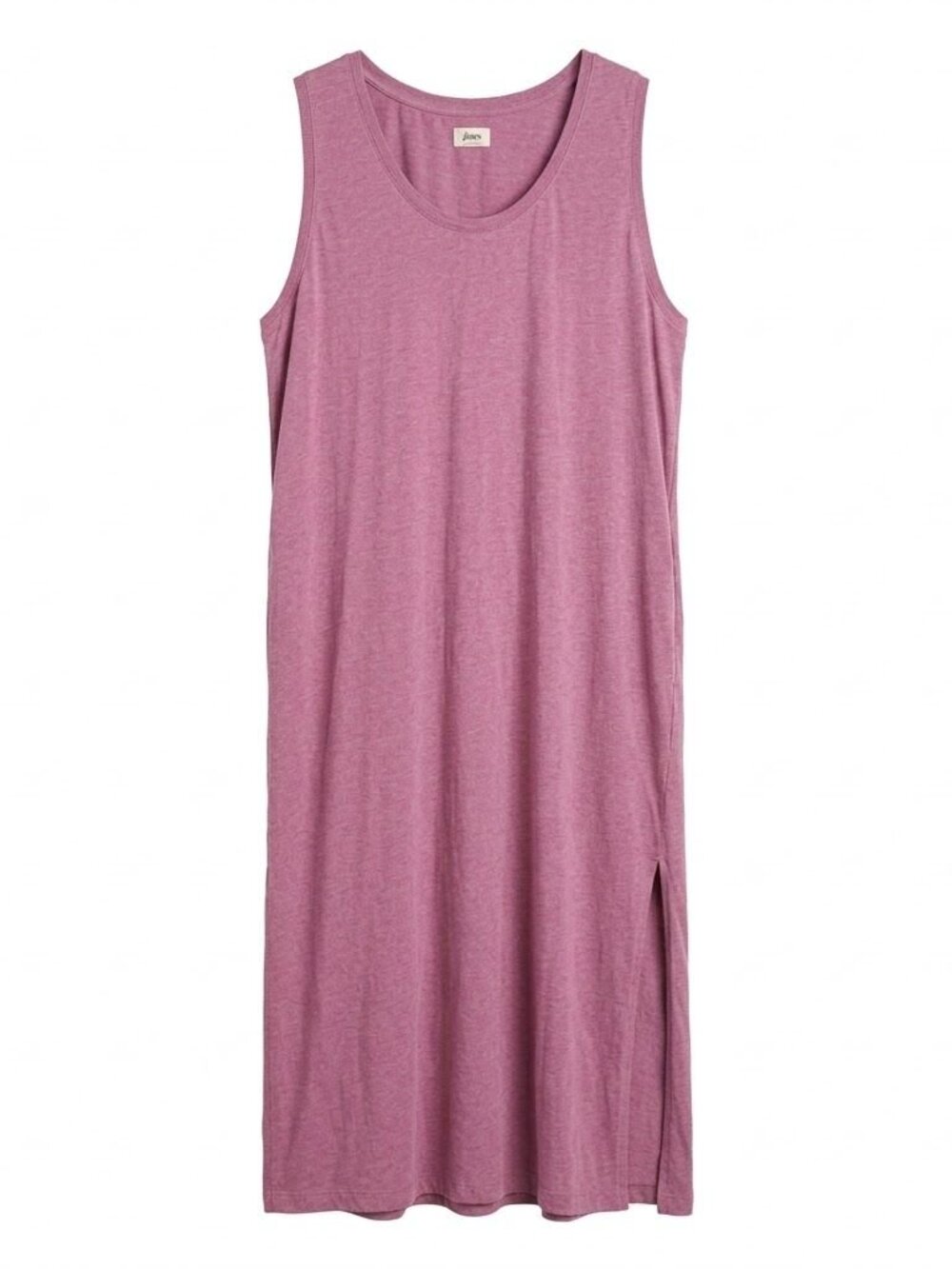 Pact Softspun Tank Midi Dress 100% Organic Cotton Heather Mauve Size XXL Boho